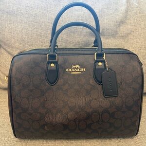 SOLD- Coach Large Rowan Satchel - Signature Canvas